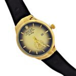 <br> ROLEX AIR KING -CUERO  Hombre . Color Negro.