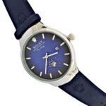 <br> ROLEX AIR KING -CUERO Hombre . Color Azul.