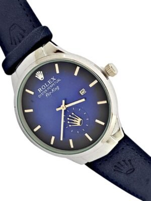 <br> ROLEX AIR KING -CUERO Hombre . Color Azul.
