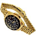 <br> ROLEX SUBMARINER TRENZADO GOLD Hombre . Color Dorado .