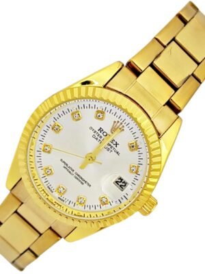 <br> ROLEX PRESIDENCIAL MURANO Mujer . Color Dorado .