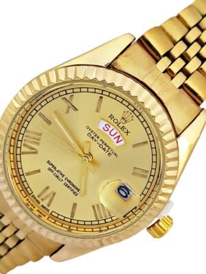 <br> ROLEX PRESIDENCIAL NUMEROS ROMANOS Mujer . Color Oro Rosa.