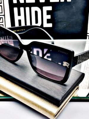 <br> BURBERRY SUNGLASS FASHION  E2596 Color Negro