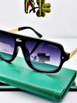 <br> LACOSTE SUNGLASS COMFY L8244 Color azul-dorado