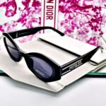 <br> CHRISTIAN DIOR OVAL-FRAME C7323 Color negro-azul