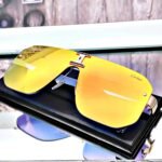<br> CARTIER SUNGLASS REFLECTIVE C5913 Color amarillo-dorado