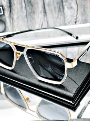 <br> ARMANI SUNGLASS SQUARE Color azul-blanco