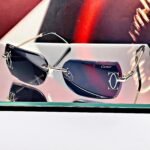 <br> CARTIER C7344 Color Plateado-negro