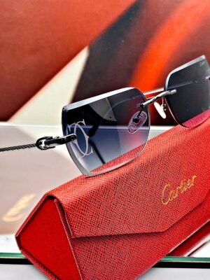 <br> CARTIER ELEGANCE C7344 Color Negro-plateado