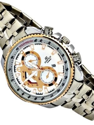 <br>  CASIO EDIFICE 558 Hombre . Color Plateado.