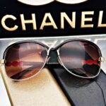<br> CHANEL SUNGLASS Color Café-dorado