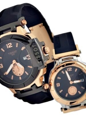 <br> TISSOT T-RACE  Pareja. Color Negro.