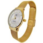 <br>SUMERGIBLE Q&Q MALLA D4552 Mujer. Color Dorado.