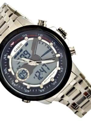 <br> SUMERGIBLE CASIO H5427 Hombre. Color Plateado.