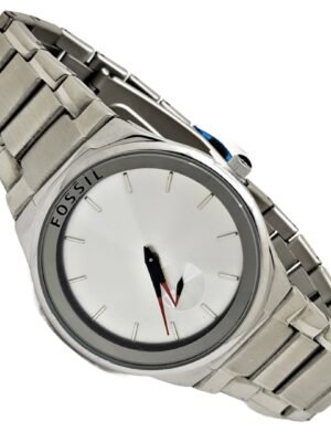 <br> FOSSIL SNAZZY  Hombre . Color Plateado.