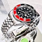 ROLEX SUBMARINER PULSO TRENZADO. Hombre. Plateado. Edición Coca Cola.