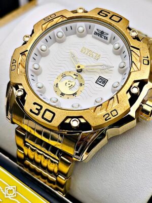 INVICTA CLASSIC EDITION. Hombre. Dorado.