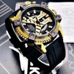 INVICTA SPORT EDITION. Hombre. Negro- Dorado.