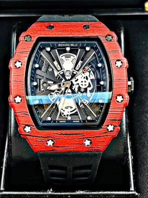 RICHARD MILLE SAMURAI. Hombre. Rojo Negro.