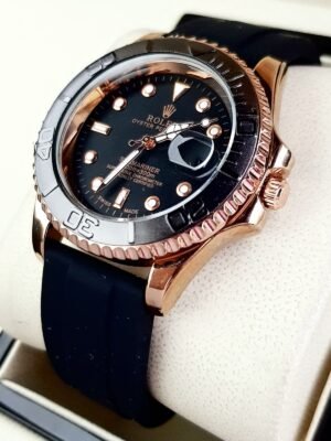 ROLEX SUBMARINER PULSO EN SILICONA. Hombre. Color Negro.