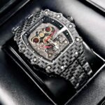 RICHARD MILLE DRAGON. Hombre. Pulso metálico. Negro- Gris.