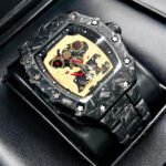RICHARD MILLE DRAGON. Hombre. Pulso metálico. Negro- Dorado.