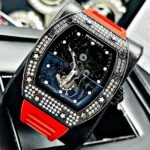 RICHARD MILLE MURANO DRAGON. Hombre. Negro- Rojo.