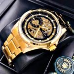 ROLEX AUTOMATICO MACHINE. Hombre. Dorado.