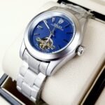 ROLEX AUTOMATICO TOURBILLON. Hombre. Plateado Azul.