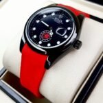 ROLEX CORONA SILICONA. Hombre. Color Rojo.