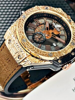 HUBLOT BIG BANG NUMEROS ROMANOS. Hombre. Café.