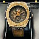 HUBLOT BIG BANG NUMEROS ROMANOS. Hombre. Café.