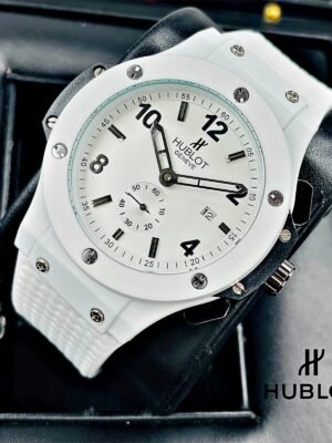 HUBLOT BIG BANG. Hombre. Blanco.