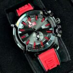 DIESEL PULSO EN SILICONA. Hombre. Rojo.