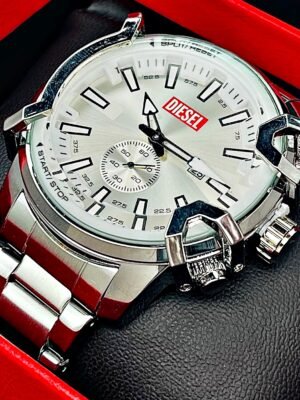 DIESEL STYLE. Hombre. Plateado Blanco.