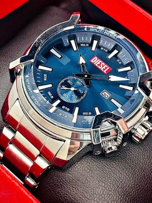 DIESEL STYLE. Hombre. Plateado Azul.