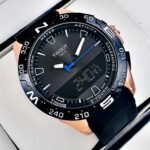 TISSOT DOBLE HORA. Hombre. Negro.