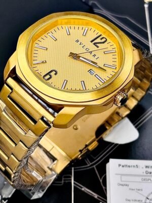 BVLGARI OCTO. Hombre. Plateado Azul.