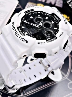 CASIO G- SHOCK. Hombre. Blanco.