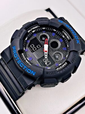 CASIO G- SHOCK. Hombre. Negro Azul.