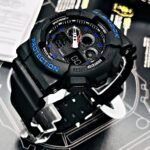 CASIO G- SHOCK. Hombre. Negro Azul.