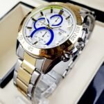 CASIO EDIFICE ALPHATURI. Hombre. Bicolor Blanco.