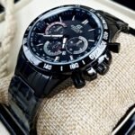 CASIO EDIFICE 580. Hombre. Dorado Negro.