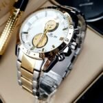 CASIO EDIFICE 750. Hombre. Bicolor.