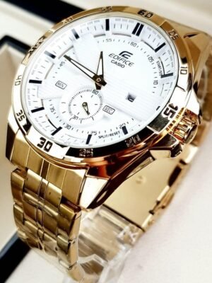 CASIO EDIFICE CLASSIC. Hombre. Dorado.