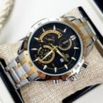 CASIO EDIFICE 650. Hombre. Bicolor Negro.