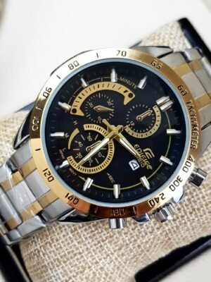CASIO EDIFICE 650. Hombre. Bicolor Negro.