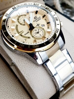 CASIO EDIFICE 650. Hombre. Bicolor.