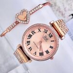 Q&Q NUMEROS ROMANOS. Oro Rosa.