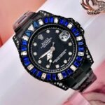 ROLEX SUBMARINER GEMAS. Mujer. Negro Azul.